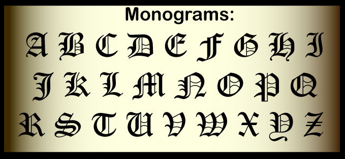 monograms